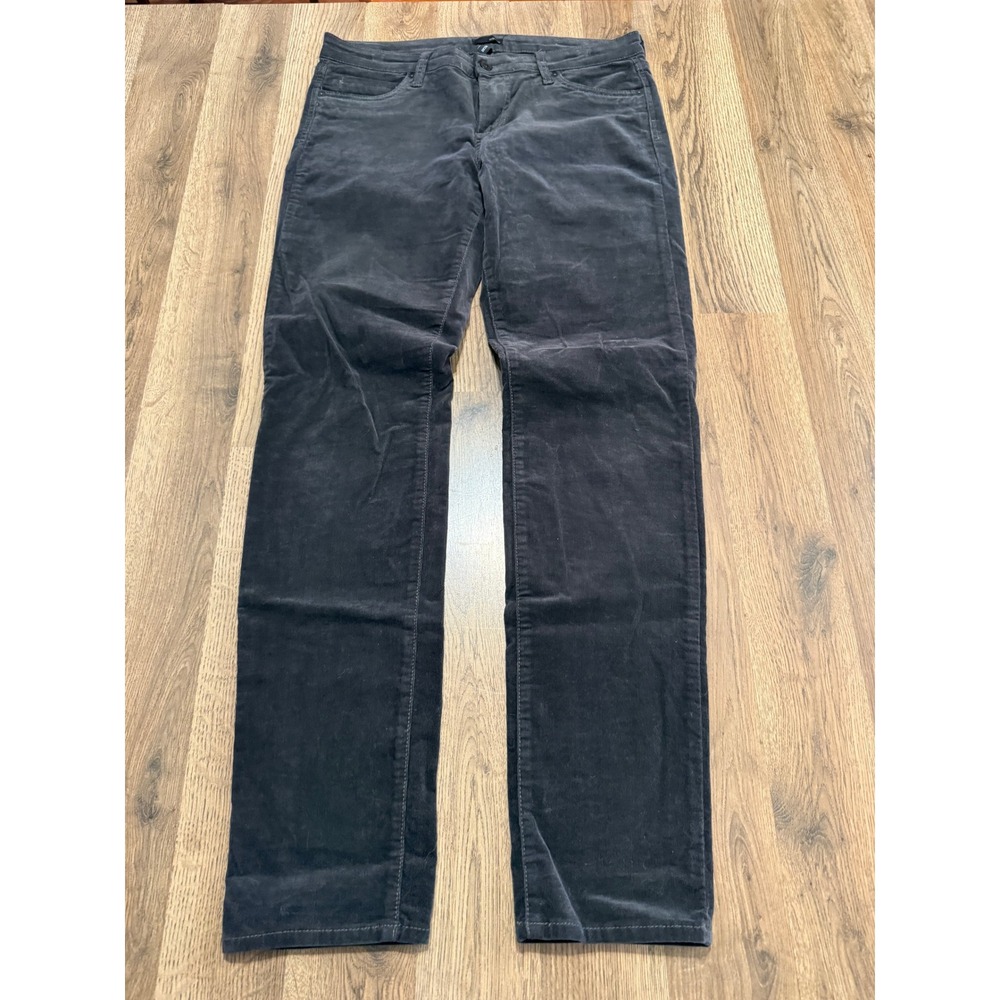 Edyson Corduroy Pants womens 31 Charcoal Grey Adult Skinny Stretch Casual
